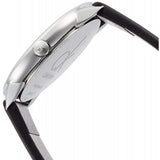 Calvin Klein Minimal Silver Dial Black Leather Strap Watch for Men - K3M221CY Authentic Buy Shop Now