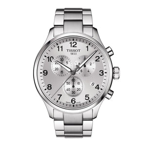 Tissot Chrono XL Classic Silver Dial Silver Steel Strap Watch For Men - T116.617.11.037.00 Authentic Buy Shop Now