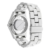 Marc Jacobs Henry Transparent Silver Dial Silver Steel Strap Watch for Women - MBM3205 Authentic Buy Shop Now
