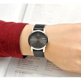 Calvin Klein City Black Dial Black Leather Strap Watch For Women - K2G23107 Authentic Buy Shop Now