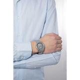 Maserati Successo Chronograph Silver Dial Silver Steel Strap Watch For Men - R8873621006 Authentic Buy Shop Now