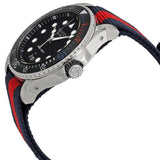 Gucci Dive Black Dial Red & Blue Nylon Strap Watch For Men - YA136210 Authentic Buy Shop Now