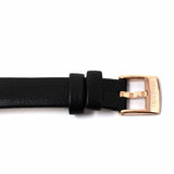 Swarovski Crystal Flower Black Dial Black Leather Strap Watch for Women - 5552421 Authentic Buy Shop Now