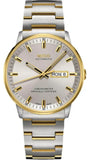 Mido Commander II Automatic Chronometer Silver Dial Two Tone Steel Strap Watch For Men - M021.431.22.071.00 Authentic Buy Shop Now