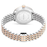 Swarovski Certa Crystals Silver Dial Two Tone Steel Strap Watch for Women - 5672971 Authentic Buy Shop Now