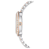 Swarovski Certa Crystals Silver Dial Two Tone Steel Strap Watch for Women - 5672971 Authentic Buy Shop Now