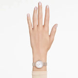 Swarovski Certa Crystals Silver Dial Two Tone Steel Strap Watch for Women - 5672971 Authentic Buy Shop Now