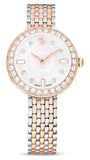 Swarovski Certa Crystals Silver Dial Two Tone Steel Strap Watch for Women - 5672971 Authentic Buy Shop Now