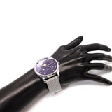 Gucci G-Timeless Motifs Moon Phase Blue Dial Silver Mesh Bracelet Watch For Men - YA126328 Authentic Buy Shop Now