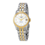 Tissot Ballade Powermatic 80 Mother of Pearl Silver Dial Two Tone Steel Strap Watch For Women - T108.208.22.117.00 Authentic Buy Shop Now