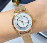 Maserati Epoca Mother of Pearl Dial Rose Gold Mesh Strap Watch For Women - R8853118506 Authentic Buy Shop Now