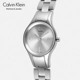 Calvin Klein Simplicity Silver Dial Silver Steel Strap Watch for Women - K4323120 Authentic Buy Shop Now