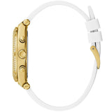 Guess Venus Diamonds White Dial White Rubber Strap Watch for Women - GW0118L5 Authentic Buy Shop Now