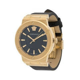Versace Greca Black Dial Black Leather Strap Watch for Women - VEVH00320 Authentic Buy Shop Now