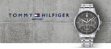 Tommy Hilfiger Kyle Chronograph Grey Dial Silver Steel Strap Watch for Men - 1791632 Authentic Buy Shop Now