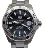 Tag Heuer Aquaracer Automatic Caliber 5 Black Dial Silver Steel Strap Watch for Men - WBD2110.BA0928 Authentic Buy Shop Now