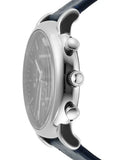Emporio Armani Luigi Chronograph Blue Dial Blue Leather Strap Watch For Men - AR11451 Authentic Buy Shop Now