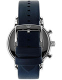 Emporio Armani Luigi Chronograph Blue Dial Blue Leather Strap Watch For Men - AR11451 Authentic Buy Shop Now