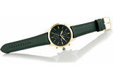 Fossil Townsman Chronograph Green Dial Green Leather Strap Watch for Men - FS5599 Authentic Buy Shop Now