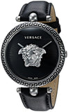 Versace Palazzo Empire Black Dial Black Leather Strap Watch for Women - VCO060017 Authentic Buy Shop Now