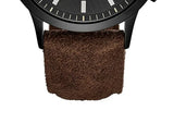 Emporio Armani Chronograph Black Dial Brown Leather Strap Watch For Men - AR11078 Authentic Buy Shop Now