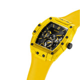 Guess Phoenix Multi Function Black Dial Yellow Rubber Strap Watch for Men - GW0203G6 Authentic Buy Shop Now