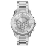 Armani Exchange Outerbanks Chronograph Silver Dial Silver Steel Strap Watch For Men - AX7141 Authentic Buy Shop Now