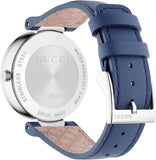 Gucci Interlocking G Blue Dial Blue Leather Strap Watch For Women - YA133322 Authentic Buy Shop Now