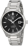 Tag Heuer Carrera Automatic Black Dial Silver Steel Strap Watch for Men - WAR211A.BA0782 Authentic Buy Shop Now