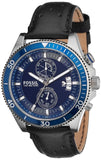 Fossil Wakefield Chronograph Blue Dial Black Leather Strap Watch for Women - CH2945 Authentic Buy Shop Now