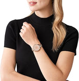 Michael Kors Sylvia Mother Of Pearl Dial Rose Gold Steel Strap Watch for Women - MK4656 Authentic Buy Shop Now