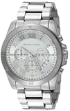 Michael Kors Brecken Chronograph Silver Dial Silver Steel Strap Watch For Women - MK8562 Authentic Buy Shop Now