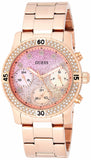 Guess Confetti Pink Dial Rose Gold Steel Strap Watch For Women - W0774L3 Authentic Buy Shop Now