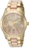 Michael Kors Layton Rose Gold Dial Gold Stainless Steel Strap Watch for Women - MK6476 Authentic Buy Shop Now
