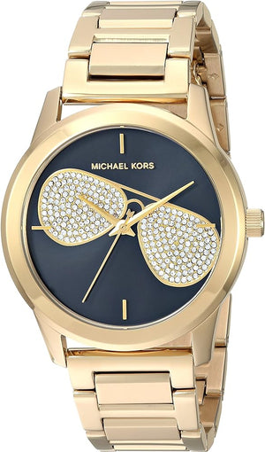 Michael Kors Hartman Analog Quartz Black Dial Gold Steel Strap Watch For Women - MK3647 Authentic Buy Shop Now