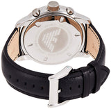 Emporio Armani Classic Chronograph Black Dial Black Leather Strap Watch For Men - AR0431 Authentic Buy Shop Now