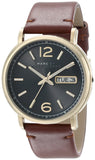 Marc Jacobs Fergus Green Dial Brown Leather Strap Watch for Men - MBM5077 Authentic Buy Shop Now