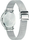 Versace V-Circle Silver Dial Silver Mesh Bracelet Watch for Men - VBQ060017 Authentic Buy Shop Now