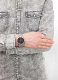 Guess Delancey Black Dial Silver Mesh Bracelet Watch for Men - W0871G1 Authentic Buy Shop Now