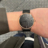 Coach Charles Black Ion Dial Black Mesh Bracelet Watch for Men - 14602470 Authentic Buy Shop Now