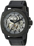 Fossil Modern Machine Automatic Skeleton Grey Dial Black Steel Strap Watch for Men - ME3134 Authentic Buy Shop Now