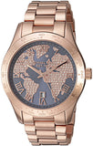 Michael Kors Layton Rose Gold Dial Rose Gold Steel Strap Watch for Women - MK6395 Authentic Buy Shop Now
