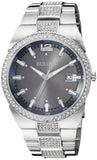 Bulova Crystal Collection Brown Dial Silver Steel Strap Watch for Men - 96B221 Authentic Buy Shop Now