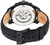 Fossil Grant Automatic Black Dial Black Leather Strap Watch for Men - ME3028 Authentic Buy Shop Now