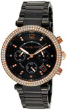 Michael Kors Parker Diamonds Black Dial Black Steel Strap Watch for Women - MK5885 Authentic Buy Shop Now
