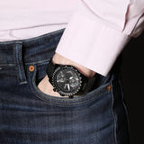 Hugo Boss Pilot Edition Chronograph Black Dial Black Steel Strap Watch for Men - 1513854 Authentic Buy Shop Now