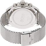 Hugo Boss Ocean Edition Black Dial Silver Mesh Bracelet Watch for Men - 1513701 Authentic Buy Shop Now