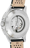 Fossil Crewmaster Sports Automatic Black Dial Black Leather Strap Watch for Men - ME3148 Authentic Buy Shop Now