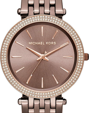 Michael Kors Darci Quartz Brown Dial Brown Steel Strap Watch For Women - MK3416 Authentic Buy Shop Now