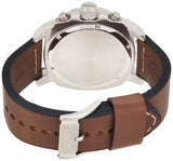 Fossil Modern Machine White Dial Brown Leather Strap Watch for Men - FS4929 Authentic Buy Shop Now